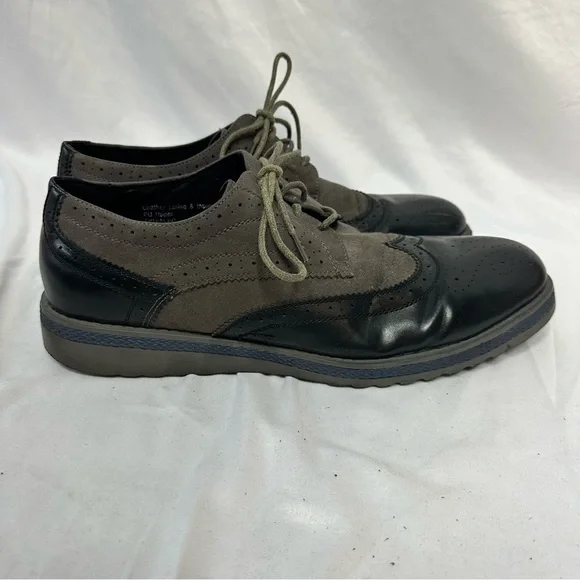 Alpine Swiss Men’s Wing Tip Shoes in Size 11 - Picture 4 of 6